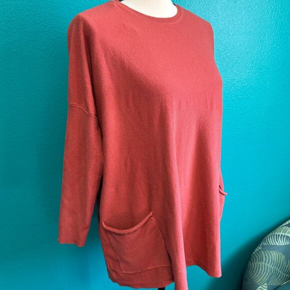 Staccato Super Soft Lightweight Orange Sweater Women's Small Medium - Picture 2 of 10